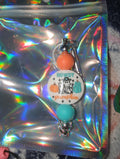Howdy pumpkin keychain